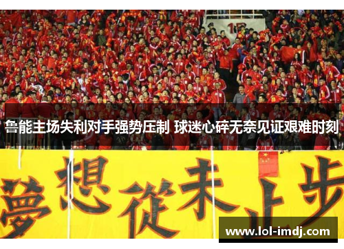 鲁能主场失利对手强势压制 球迷心碎无奈见证艰难时刻